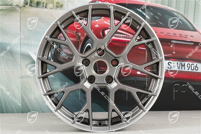 20-inch RS Spyder wheel rim, 8,5J x 20 ET53, platinum satin matt