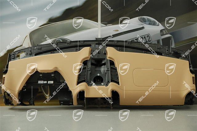 Dashboard lining, leather, luxor beige