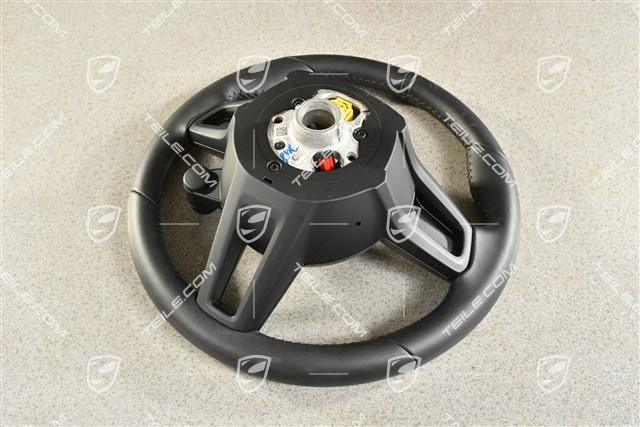 Sports Steering wheel GT leather, multifunction, leather black