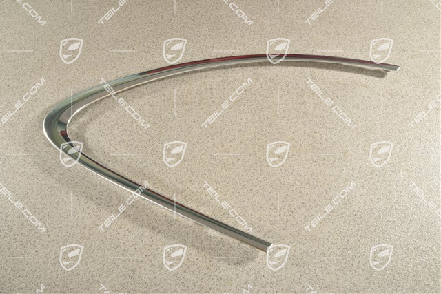 Zierleiste / Abdeckleiste, Seitenscheibe, aluminium, R