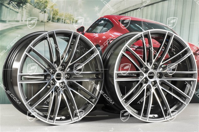 21" komplet felg Turbo IV, 9,5J x 21 ET27 + 10J x 21 ET19