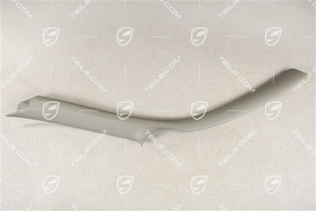 Tapicerka słupka-A, Coupe, Skóropodobna, Graphite grey, L