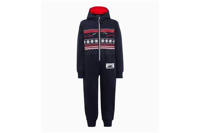 Porsche Jumpsuit für Kinder Weihnachten Design Marineblau 110