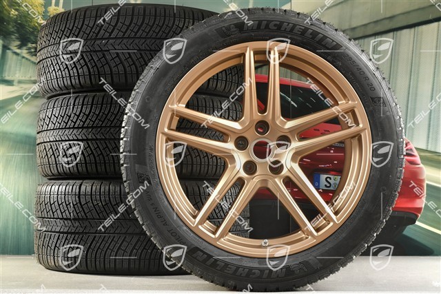 20-inch "Macan Turbo" winter wheels set, rims 9J x 20 ET26 + 10J x 20 ET19 + Michelin Latitude Alpin 5 winter tyres 265/45 R20 + 295/40 R20, neodyme, with TPMS