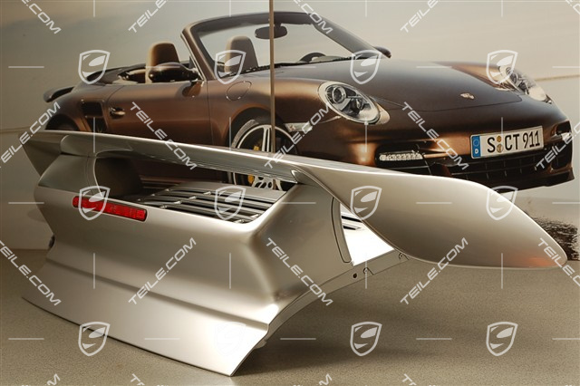 GT2 Engine lid with spoiler, set incl. hinges and air duct and so on