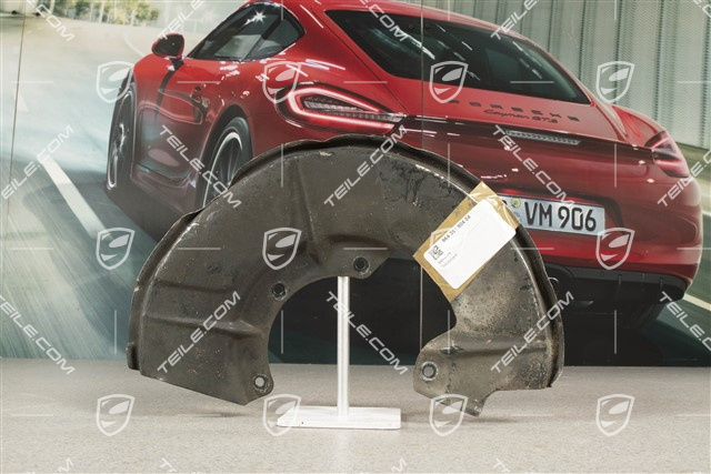 Front axle disc brake protective plate, R