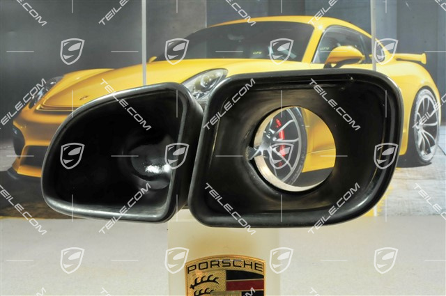 Endrohr, in Schwarz, Turbo S, L