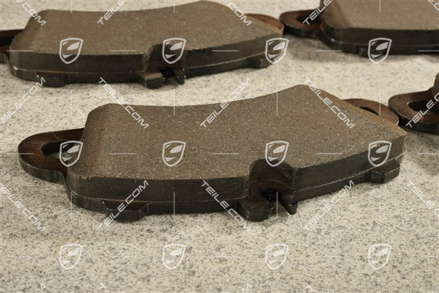 Klocki hamulcowe, przednia oś, dla czarnych zacisków