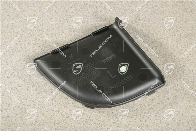 Blenda / Prowadnica powietrza, czarna, V6, L