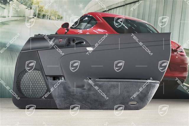 Tapicerka drzwi, bez sound system, skóropodobna, Sea blue, R