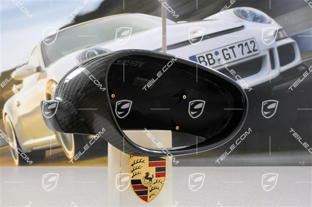 Gehäuse vom Spiegel, Carbon, R Gehäuse vom Spiegel, Carbon, R