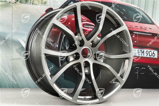 21" Felga Cayenne Exclusive Design, 11J x 21 ET49, Platinum satynowy półmat