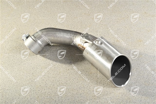 exhaust system tail pipe, outer, L