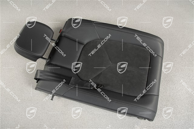 Backrest, Leatherette/Alcantara, black, KPL, L