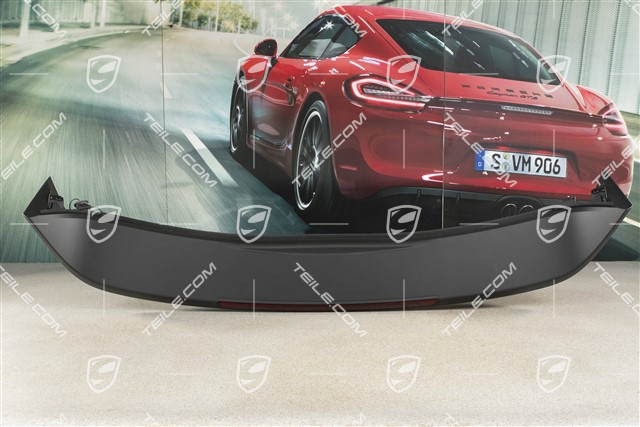 Rear spoiler, black mat