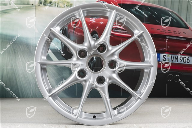 17" Komplet felg Carrera II mod. 2002, 7J x 17 ET50 + 9J x 17 ET55