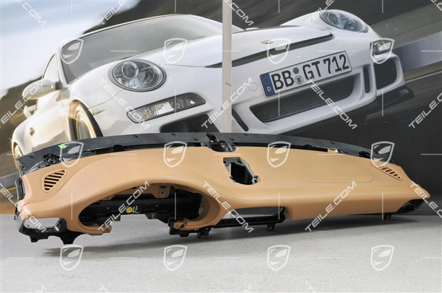 Schalttafel Verkleidung, Oberteil, Leder, Sandbeige, Sport-Chrono-Paket