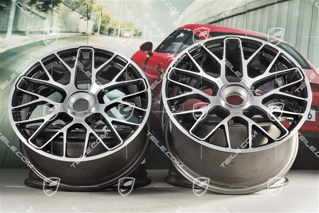 20" Felgensatz Turbo S, Zentralverschluss, 8,5J x 20 ET51 + 11J x 20 ET59