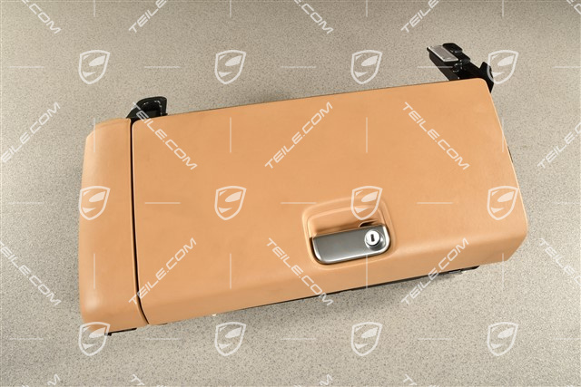 Glove compartment complete, Leather, Luxor Beige, LHD