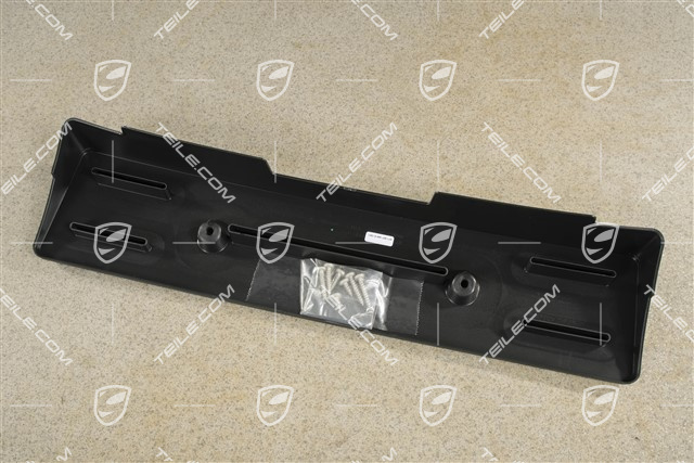 Front bumper number / Licence plate support, Large, Turbo/GTS