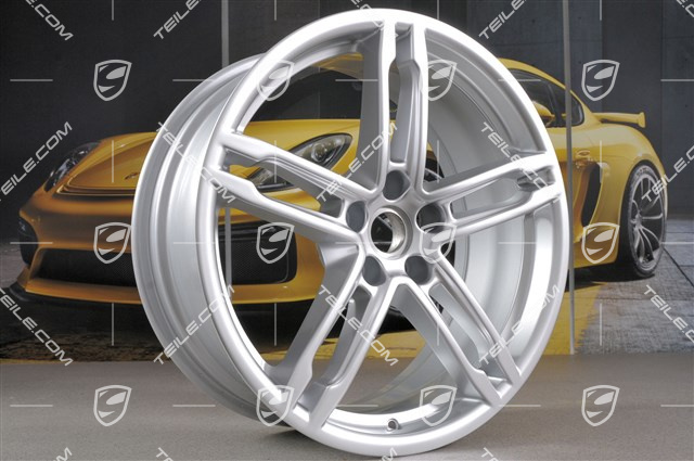 19" Felge, Turbo, 8J x 19 ET21, Brillant-Silber