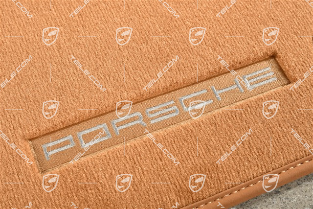 Fussmatte Velours Satz, Cognac