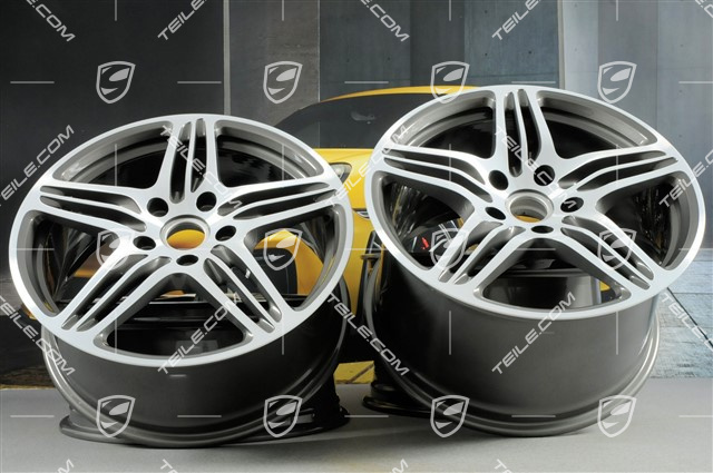 19-inch Turbo wheel set, 11J x 19 ET51 + 8J x 19 ET57