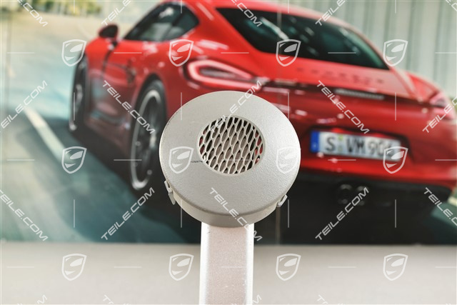 Dashboard side vent, cover / trim / rosette, Graphite grey