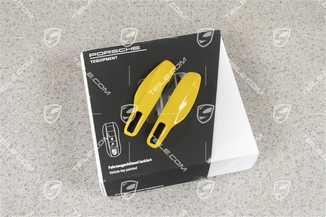 Painted driver's key side faces, Racing yellow