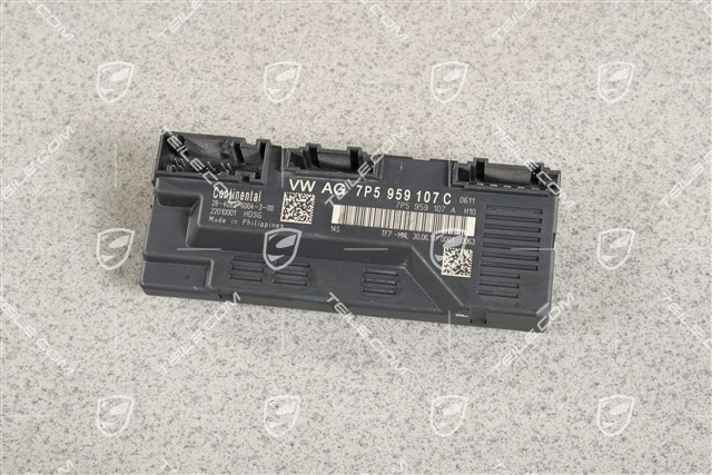 Control unit, Rear lid