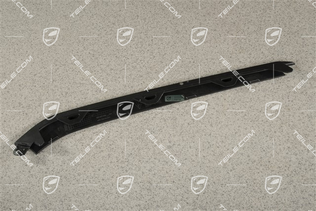 Disc / cover lower for front bumper retaining frame, Black, L