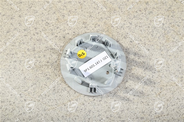 Hub cap, concave, colour emblem, Neodyme