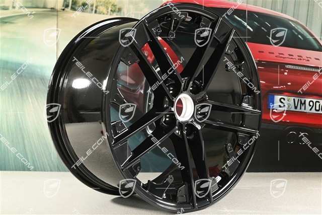 21" Exclusive Design Felge, 11,5J x 21 ET66, schwarz hochglanz, R