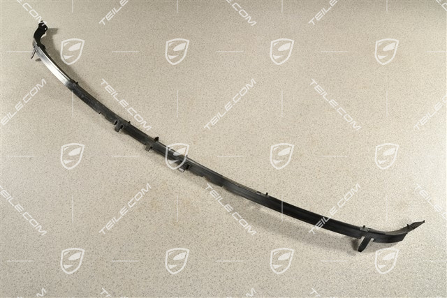 Retaining strip for rear spoiler