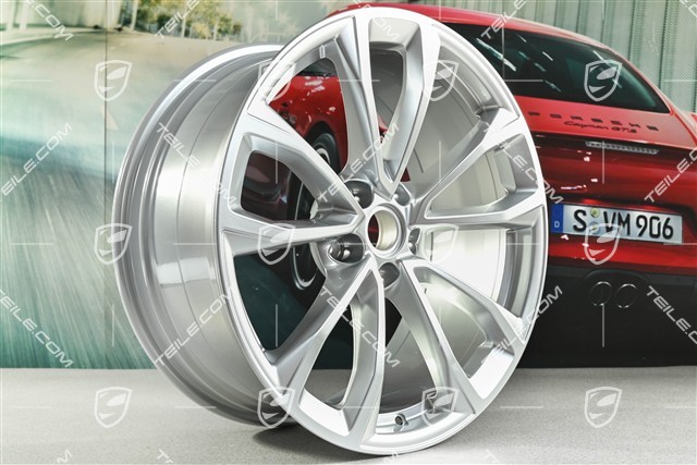 19" Felga Macan Design-Rad, 8,5J x 19 ET21, brylantowy chrom