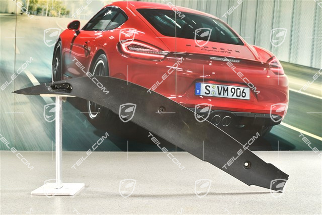 Wing / Fender Rear Cover, Black, R