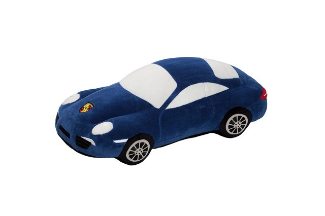 Plüschauto 911 Carrera Modell 991 blau