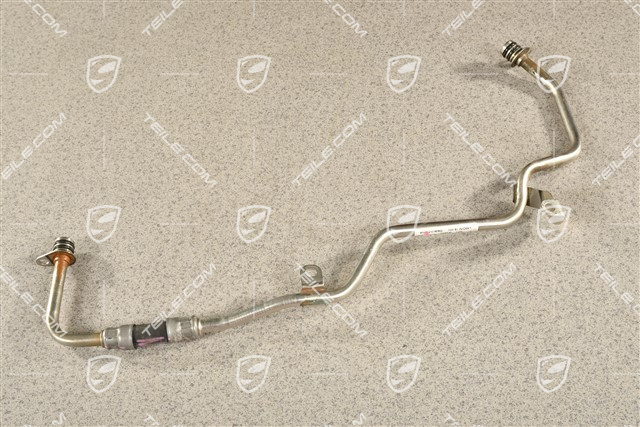 Turbocharger oil circuit supply line