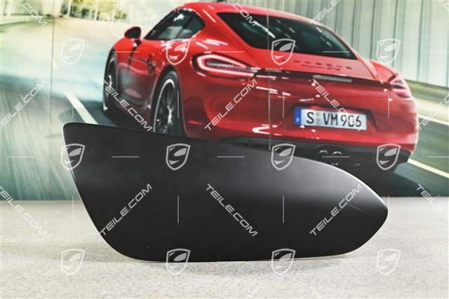 GT3 RS, Spoiler, Seitenteil für Heckflügel, Schwarzmatt, R