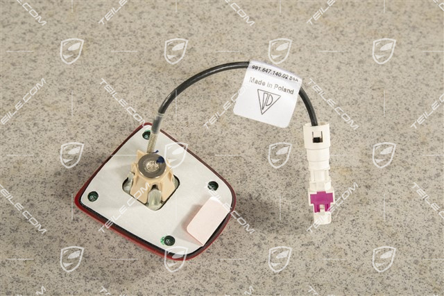 Antenna GPS, orient ret metallic