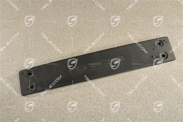 Front bumper number plate support ECE