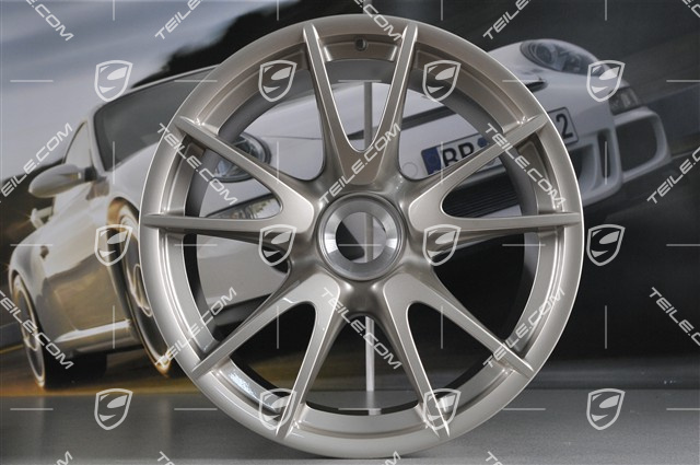 19" Komplet felg GT3 II RS 4.0 / GT2 RS, white gold metallic, przód 9J x 19 ET47+ tył 12J x 19 ET48