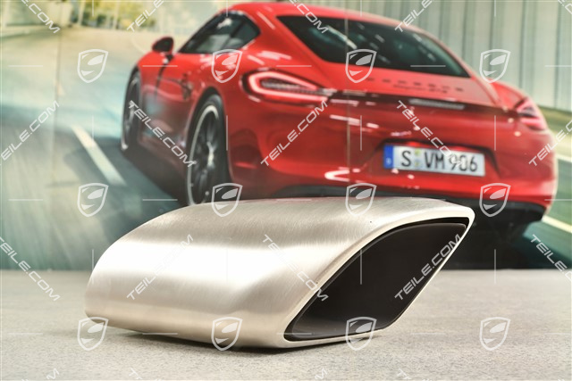 Tailpipe, outer, Panamera Turbo, L
