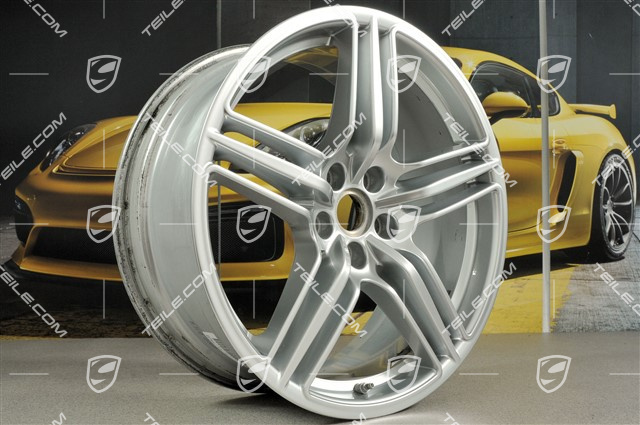 19-inch wheel rim Macan Design, 8J x 19 ET21, brilliant silver