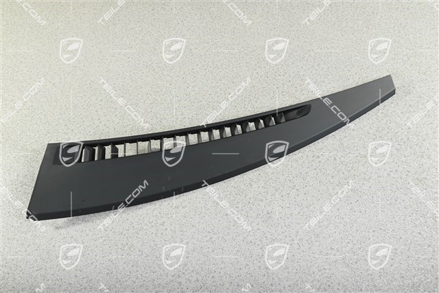 Defroster trim, Black, Damaged, L