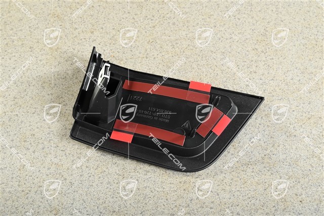 Abdeckung, Schwellerblende, Vorne, Schwarzmatt, L
