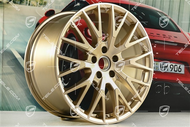 21" Felgensatz Panamera Exclusive Design, 9,5J x 21 ET71 + 11,5J x 21 ET69, neodyme