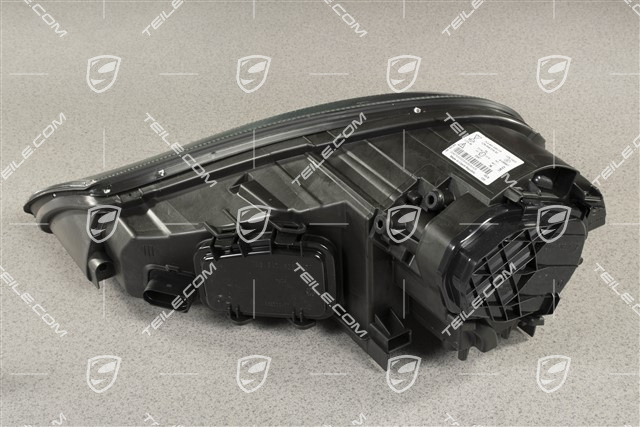 Xenon headlight, black, Facelift, without control unit and xenon bulb, R