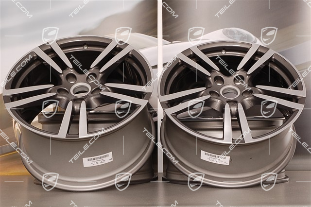 20" Komplet felg Turbo II, 9,5J x 20 ET 65 + 11J x 20 ET68