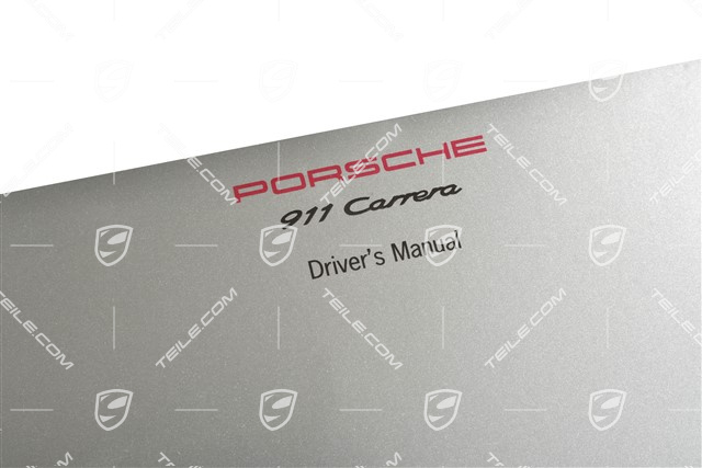 Bedienungsanleitung / Fahrerhandbuch für 911 Carrera 2, ENGLISCH